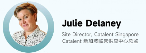 Julie Delaney, site director of Catalent Singapore